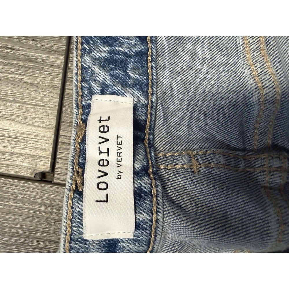 Vervet Lovervet Women's Mid-Rise Straight Jeans Size 29/9Light Wash - Picture 6 of 6